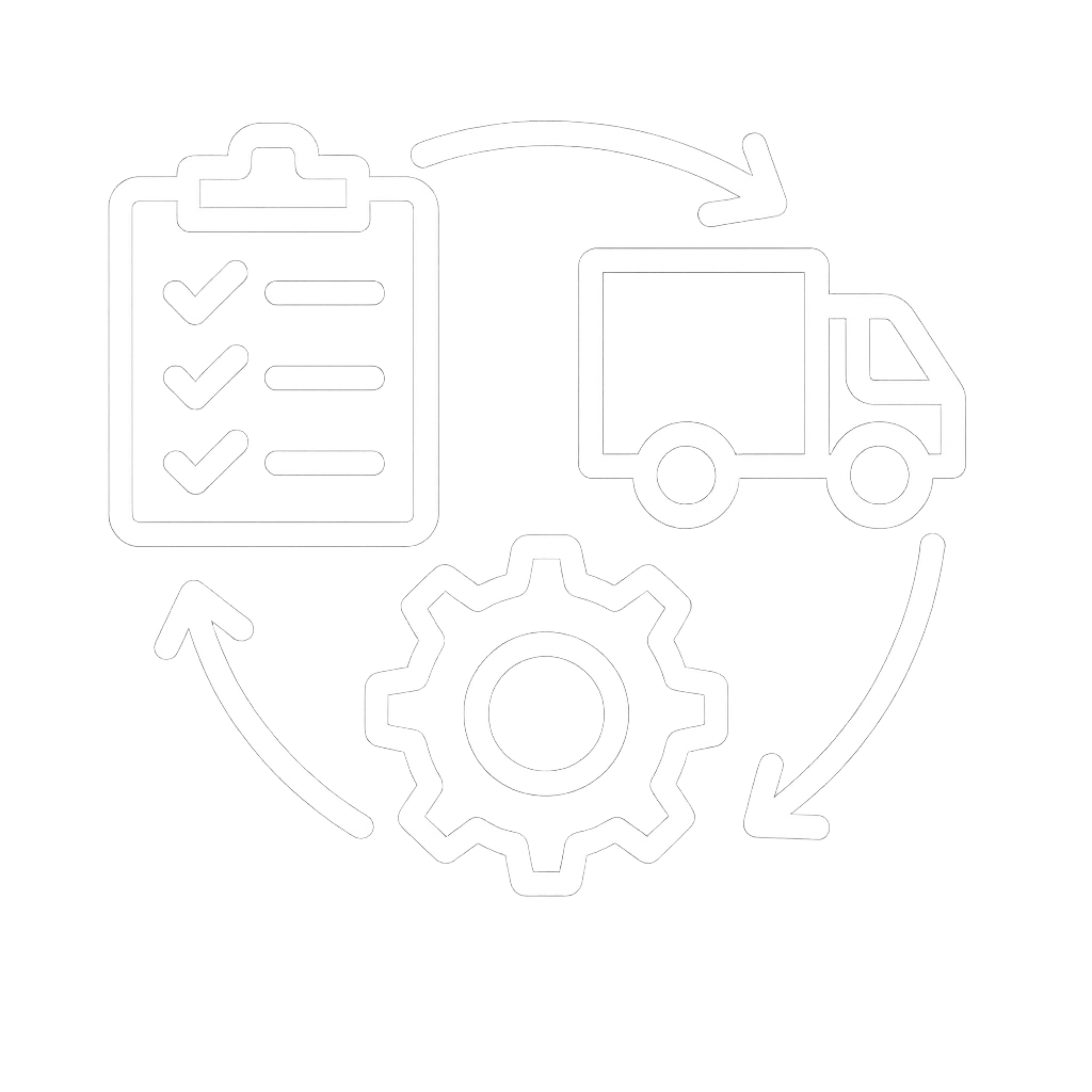 Supply chain icon